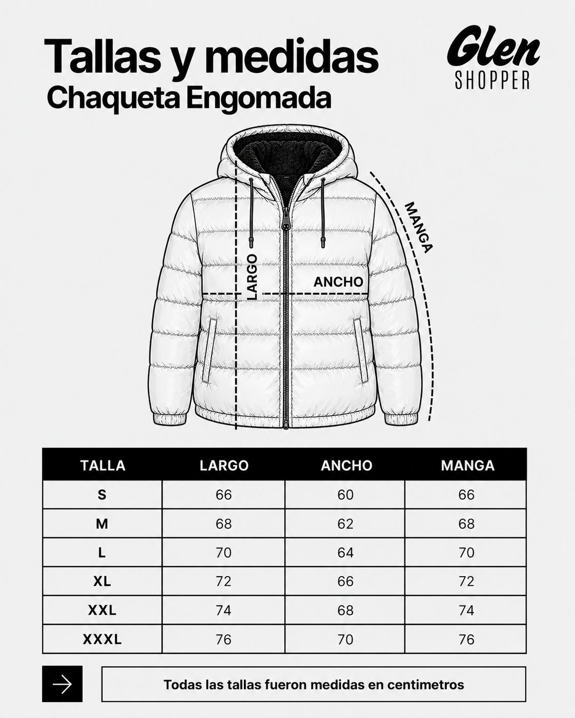 Chaqueta Engomada