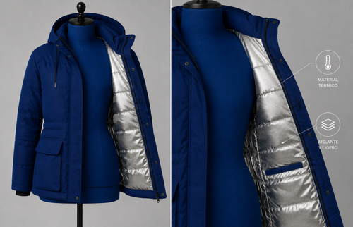 Chaqueta Mujer 3/4 Impermeable
