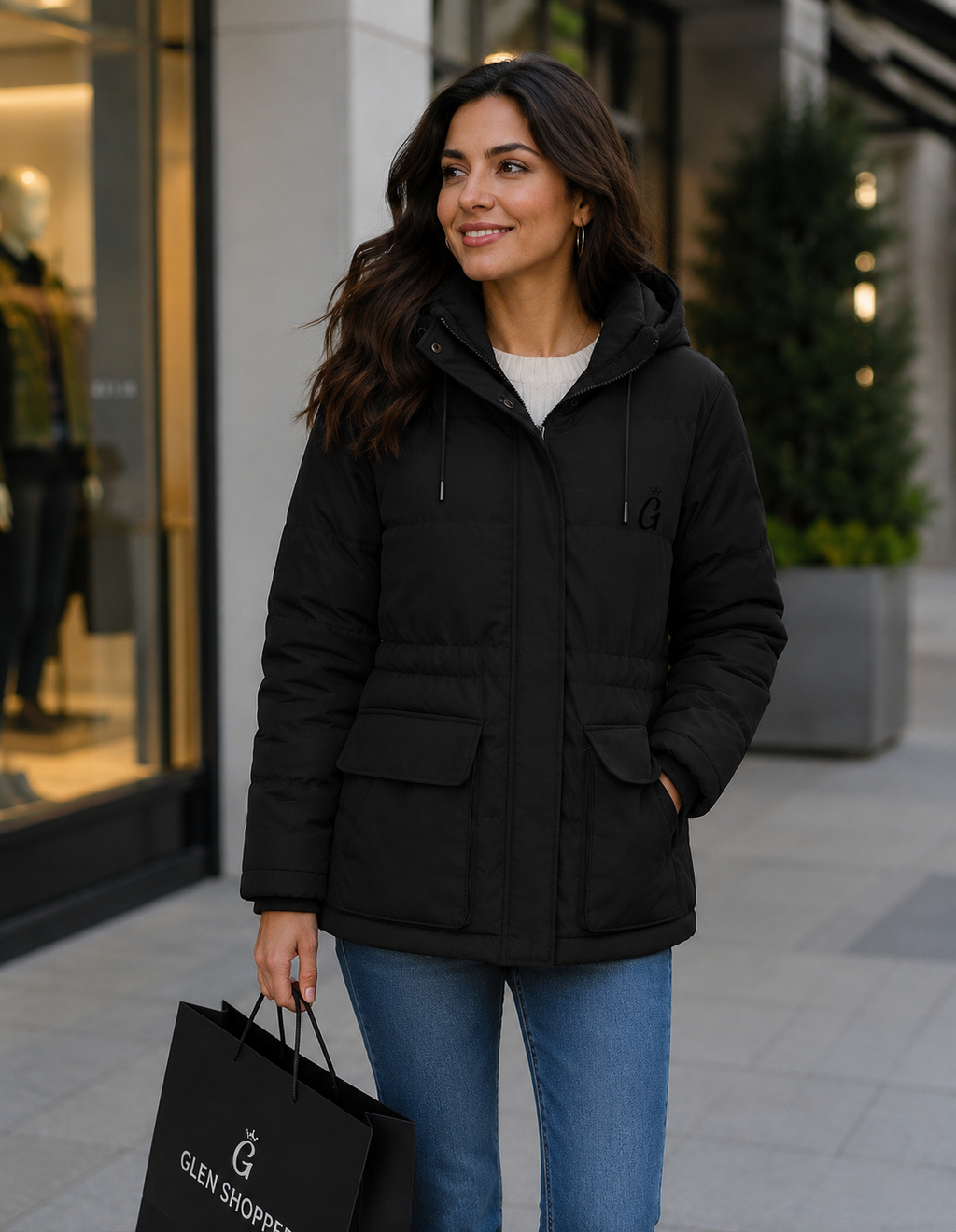 Chaqueta Mujer 3/4 Impermeable