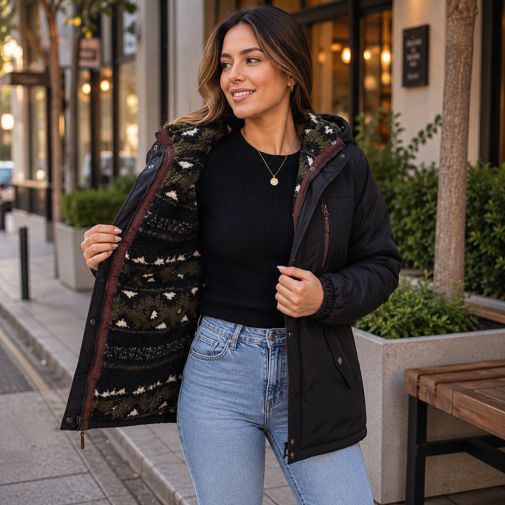 Chaqueta mujer Reversible