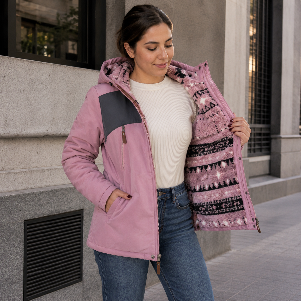Chaqueta mujer Reversible