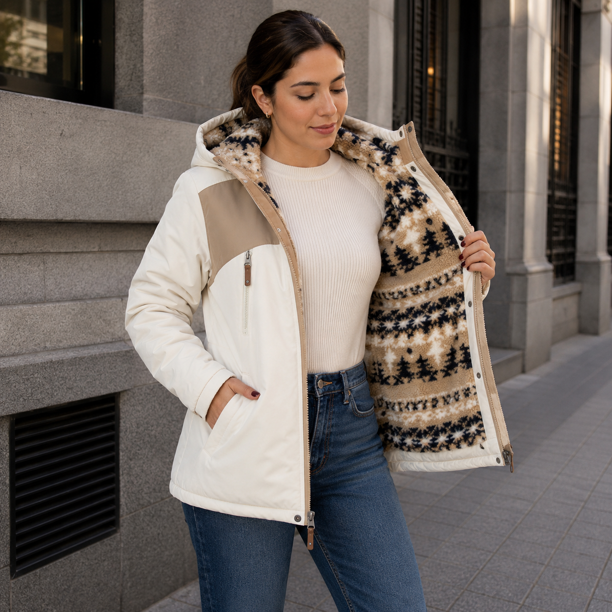 Chaqueta mujer Reversible