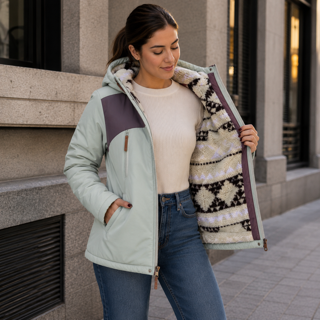 Chaqueta mujer Reversible