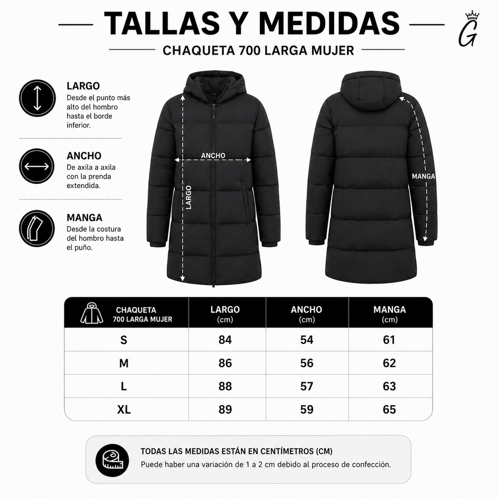 Chaqueta 700 Larga TNF