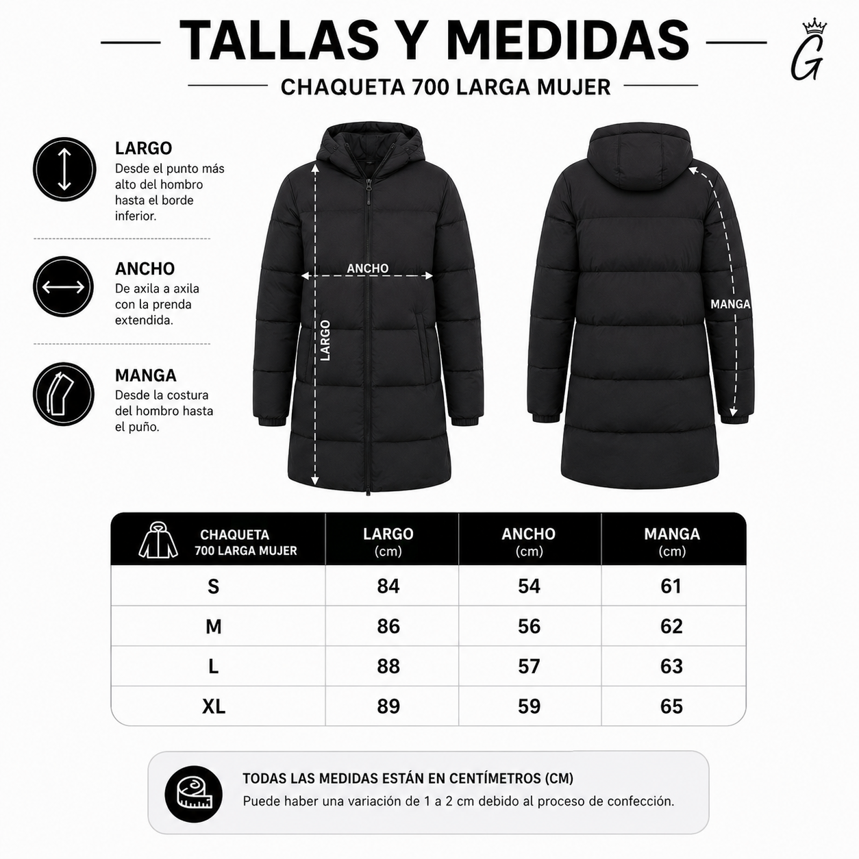Chaqueta 700 Larga TNF
